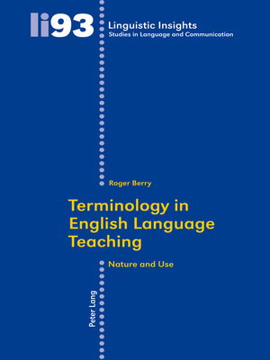 cover image of Terminology in English Language Teaching